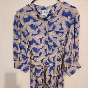 Mon Col Anvers Gingko Leaf Dress